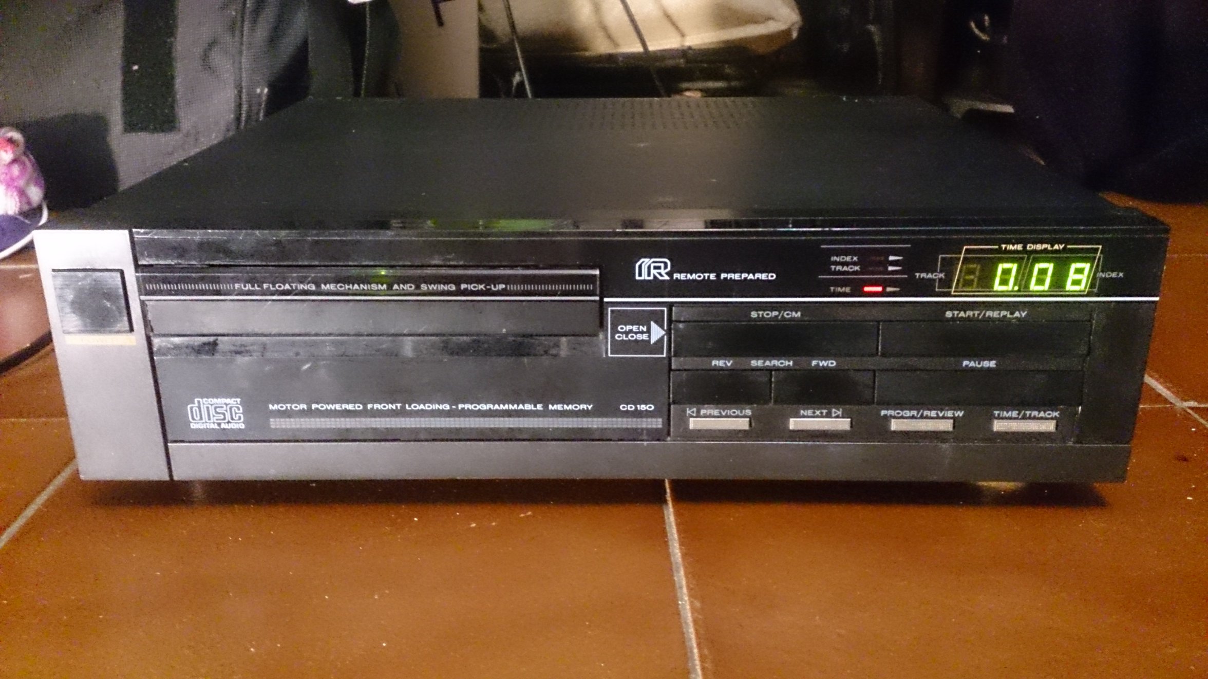 Philips CD150 front panel