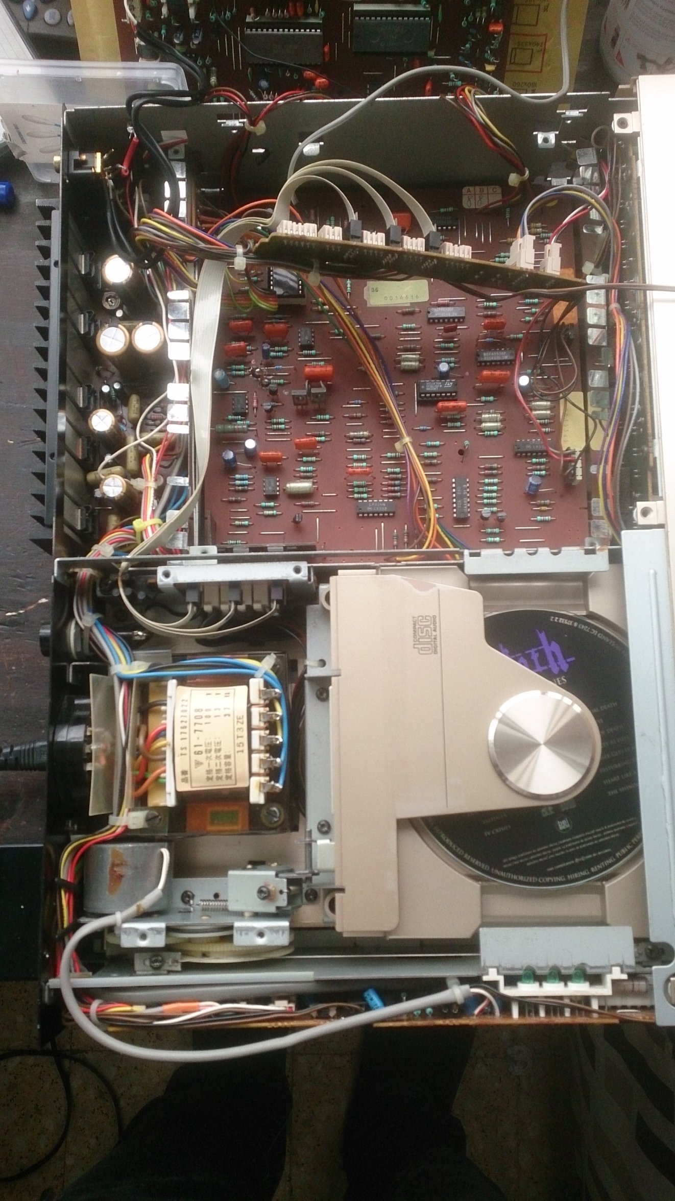 Marantz CD-73 PCB recap