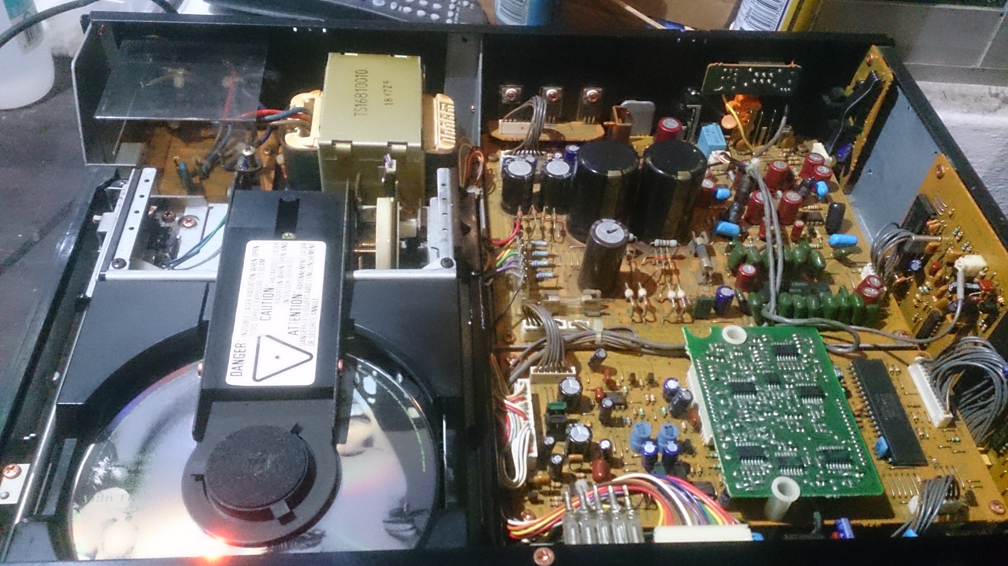 Marantz CD-94 interior PCB electronics